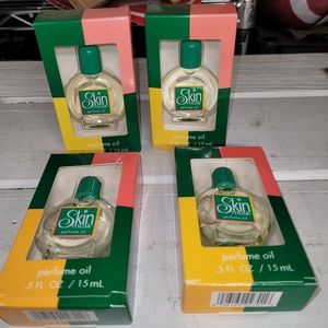 Skin Musk Perfume Oil New Lot of 4 Bottles .5oz each
